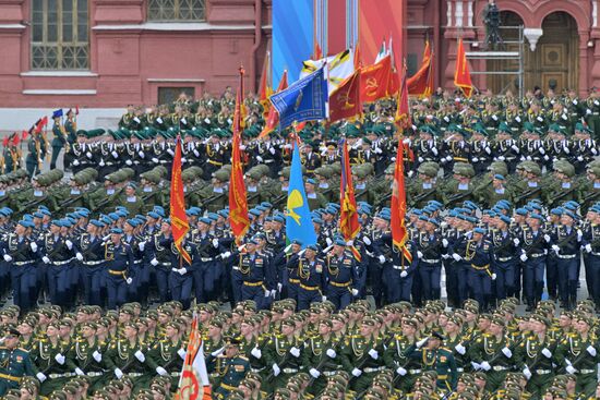 Russia WWII Victory Parade Rehearsal