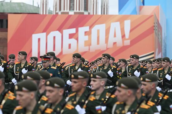 Russia WWII Victory Parade Rehearsal