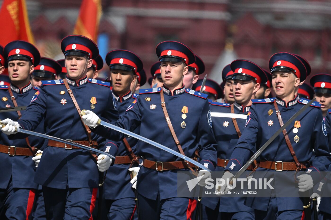 Russia WWII Victory Parade Rehearsal