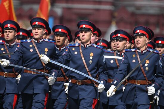 Russia WWII Victory Parade Rehearsal