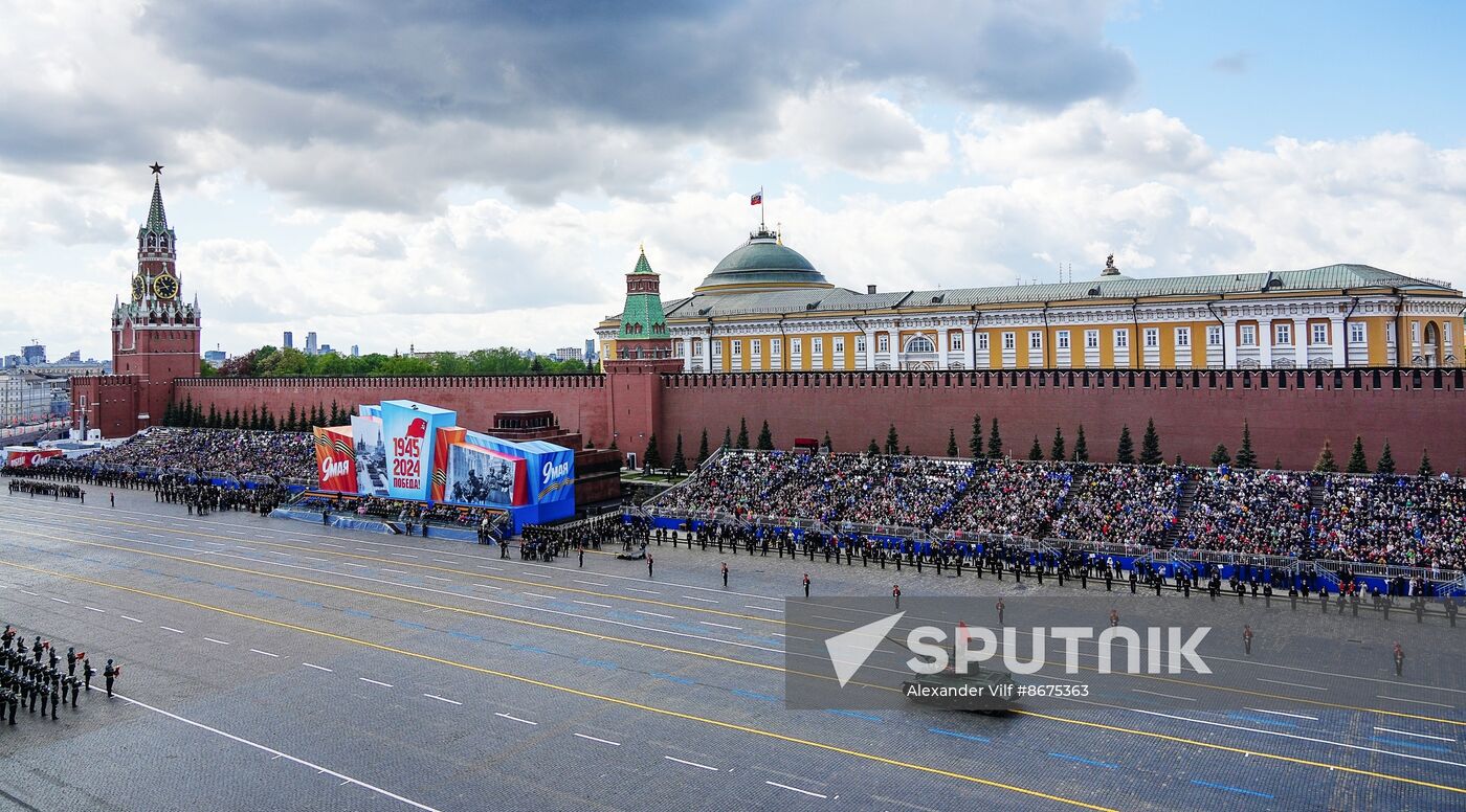 Russia WWII Victory Parade Rehearsal