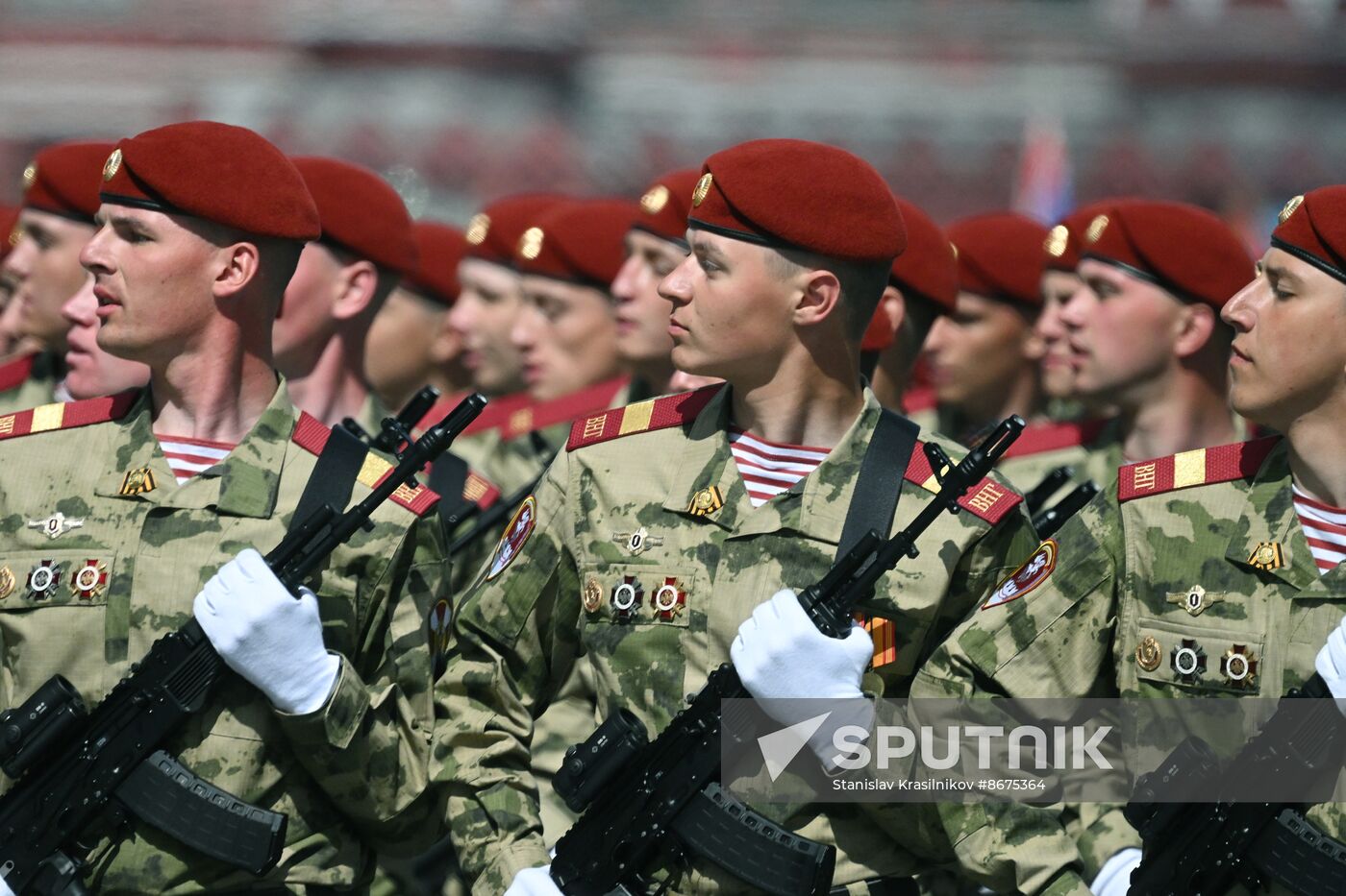 Russia WWII Victory Parade Rehearsal