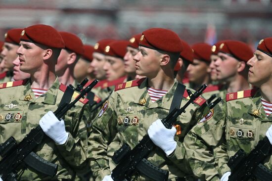 Russia WWII Victory Parade Rehearsal