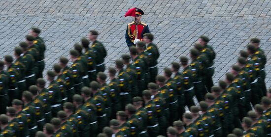 Russia WWII Victory Parade Rehearsal