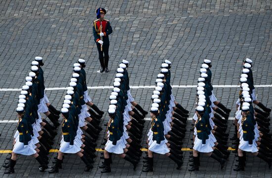 Russia WWII Victory Parade Rehearsal