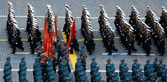 Russia WWII Victory Parade Rehearsal