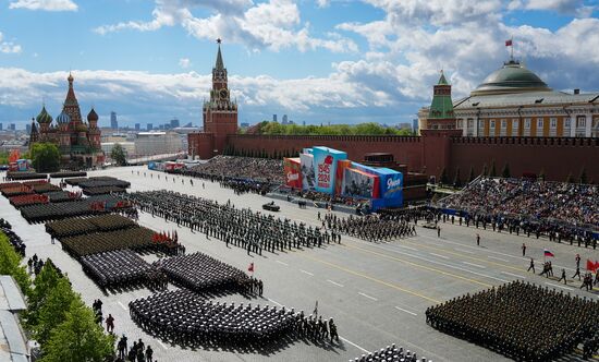 Russia WWII Victory Parade Rehearsal