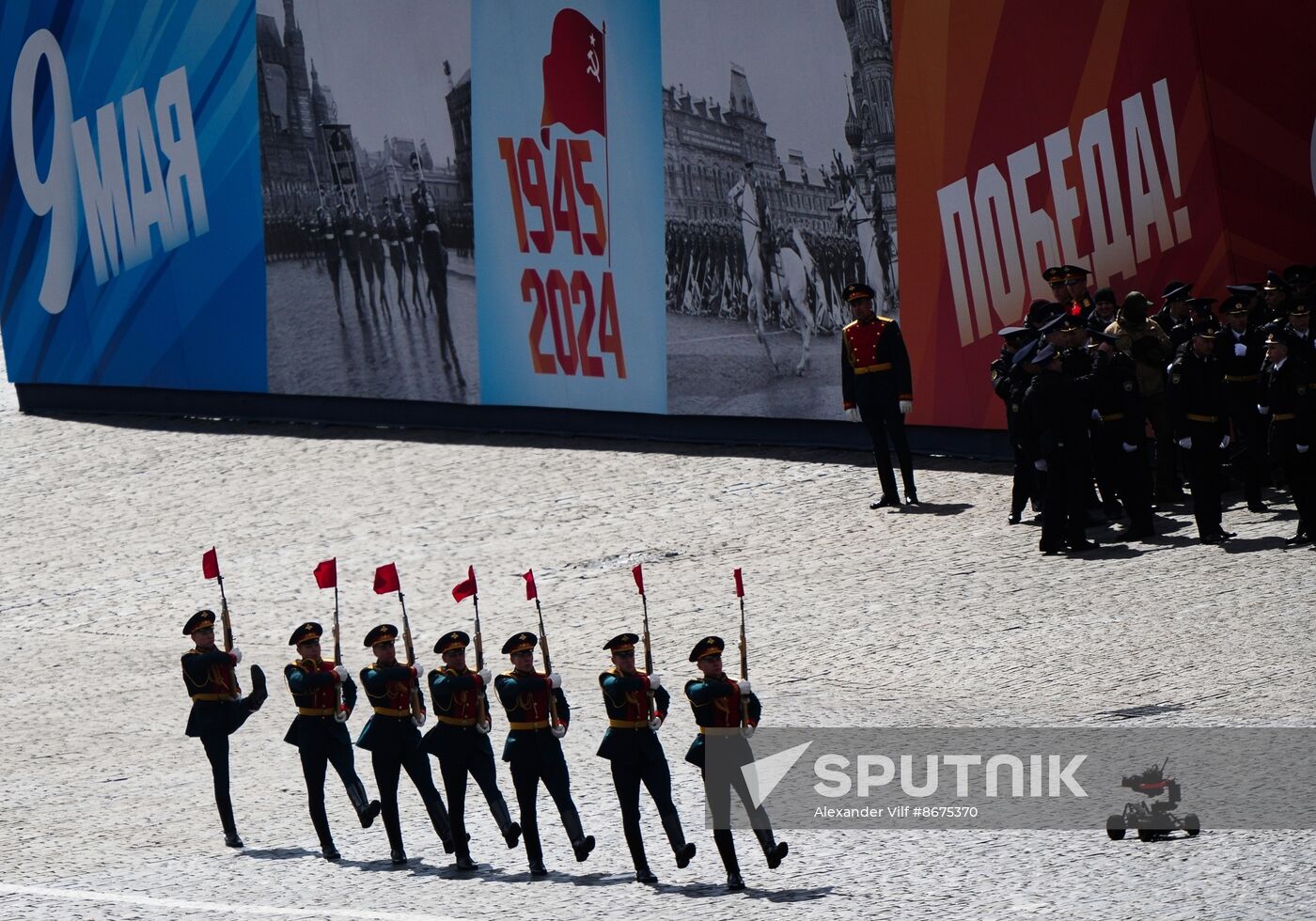 Russia WWII Victory Parade Rehearsal