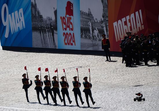 Russia WWII Victory Parade Rehearsal