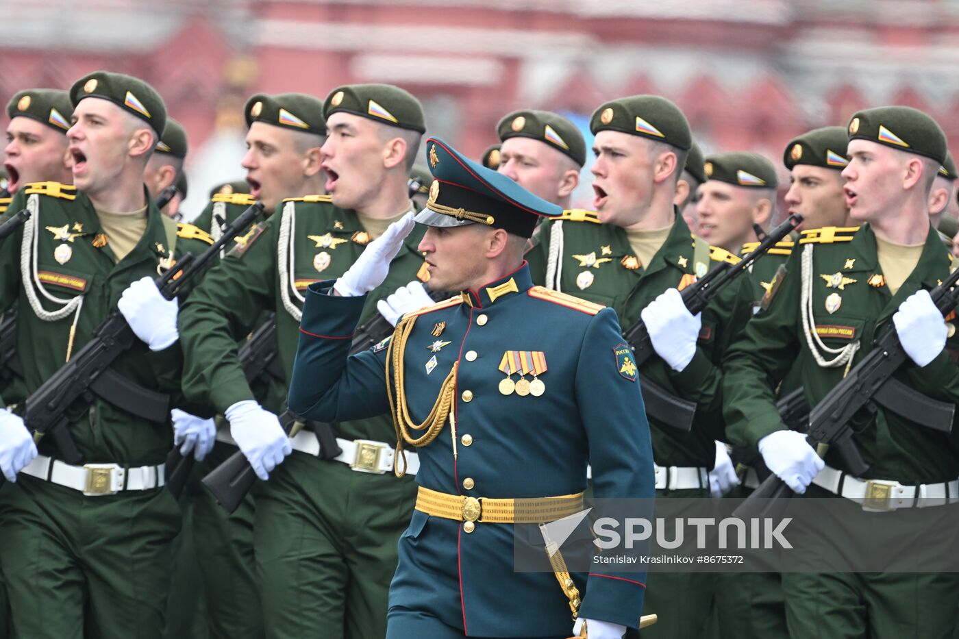 Russia WWII Victory Parade Rehearsal