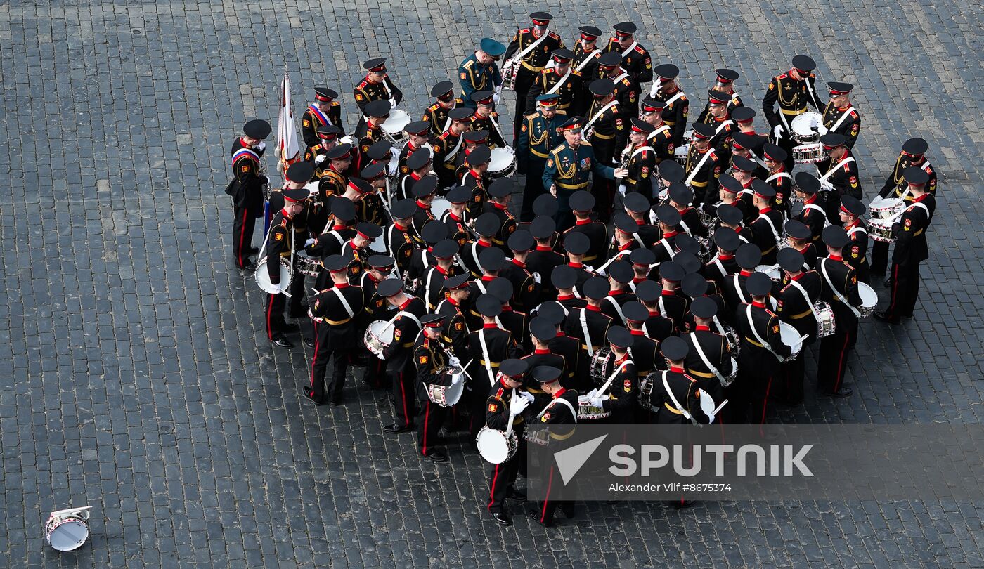 Russia WWII Victory Parade Rehearsal