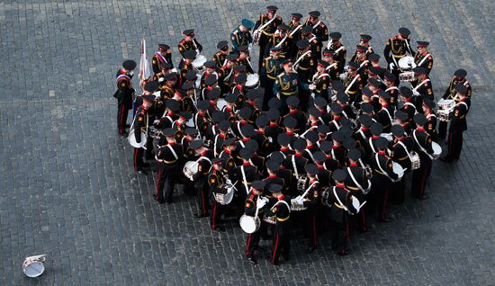 Russia WWII Victory Parade Rehearsal