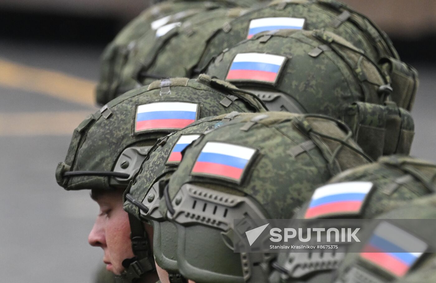 Russia WWII Victory Parade Rehearsal