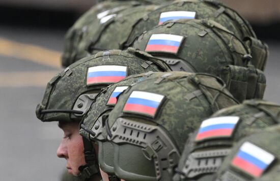 Russia WWII Victory Parade Rehearsal