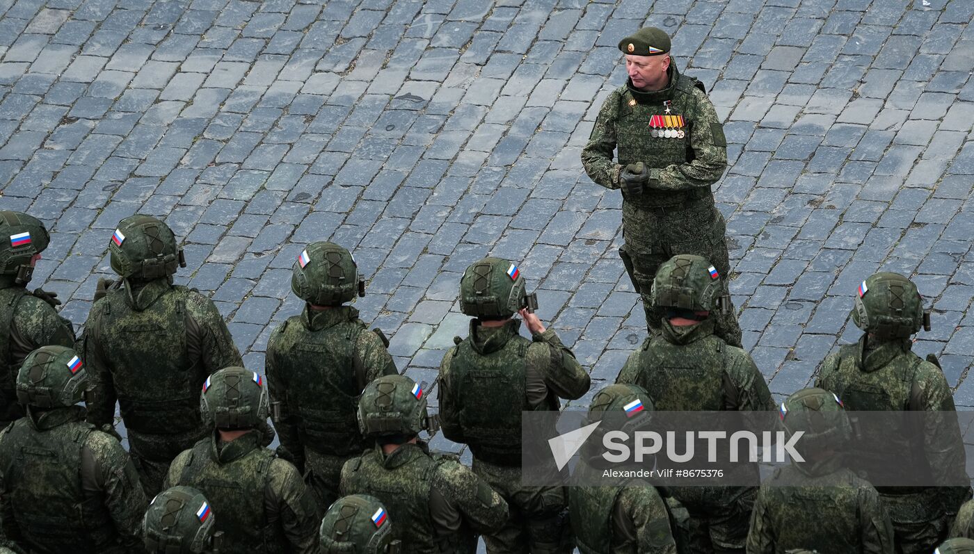 Russia WWII Victory Parade Rehearsal