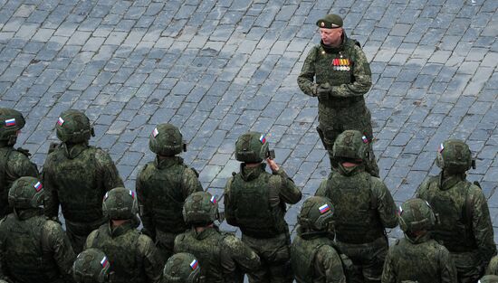 Russia WWII Victory Parade Rehearsal