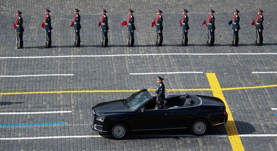 Russia WWII Victory Parade Rehearsal