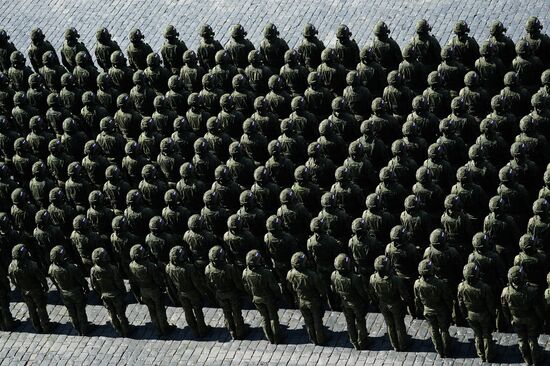 Russia WWII Victory Parade Rehearsal