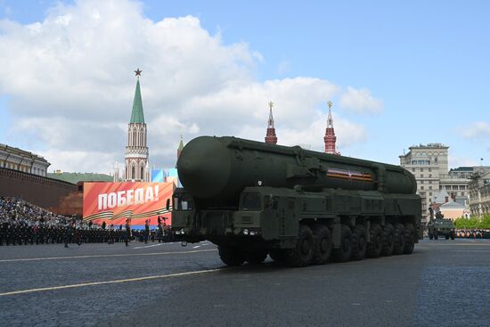 Russia WWII Victory Parade Rehearsal