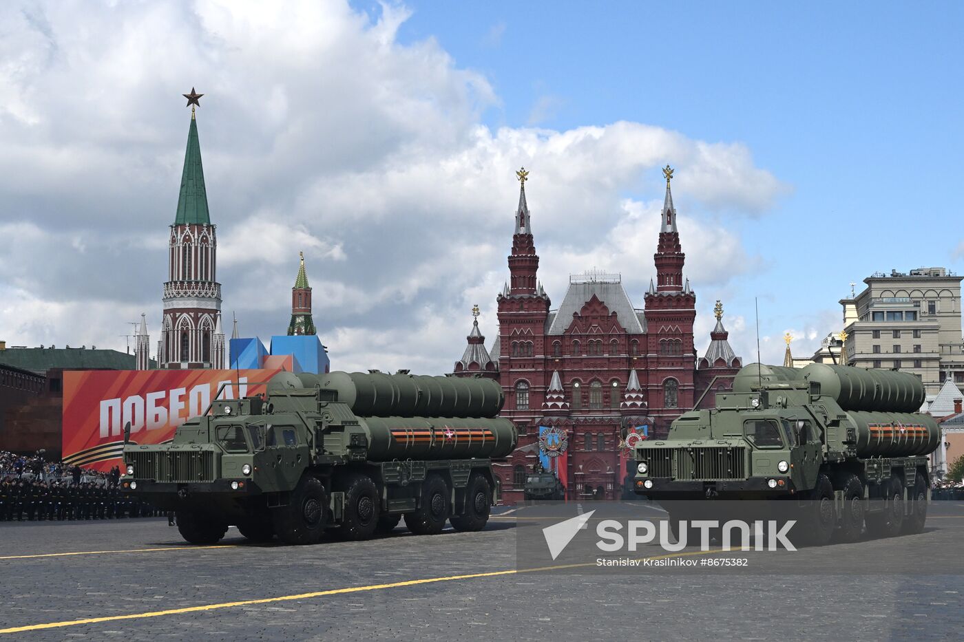 Russia WWII Victory Parade Rehearsal