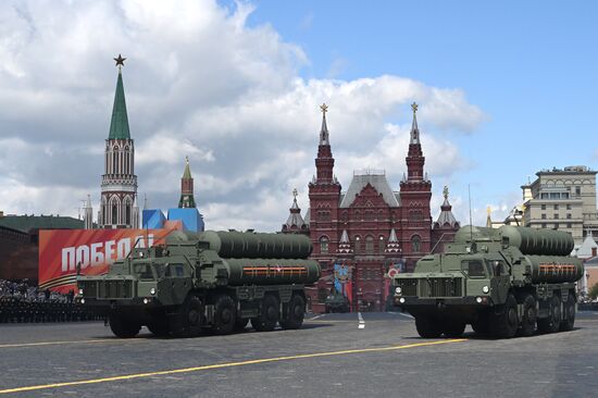 Russia WWII Victory Parade Rehearsal