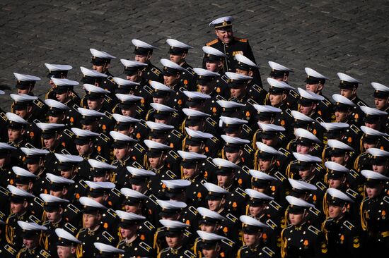 Russia WWII Victory Parade Rehearsal