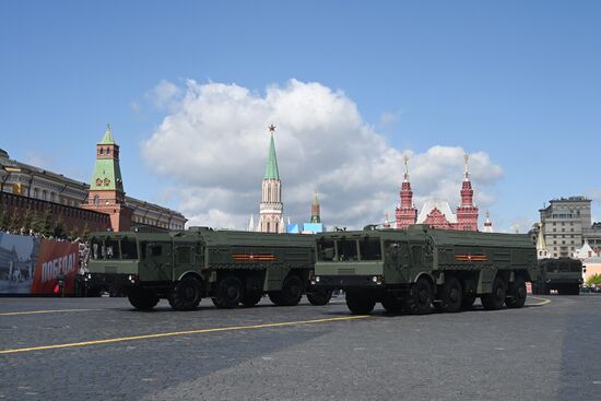 Russia WWII Victory Parade Rehearsal