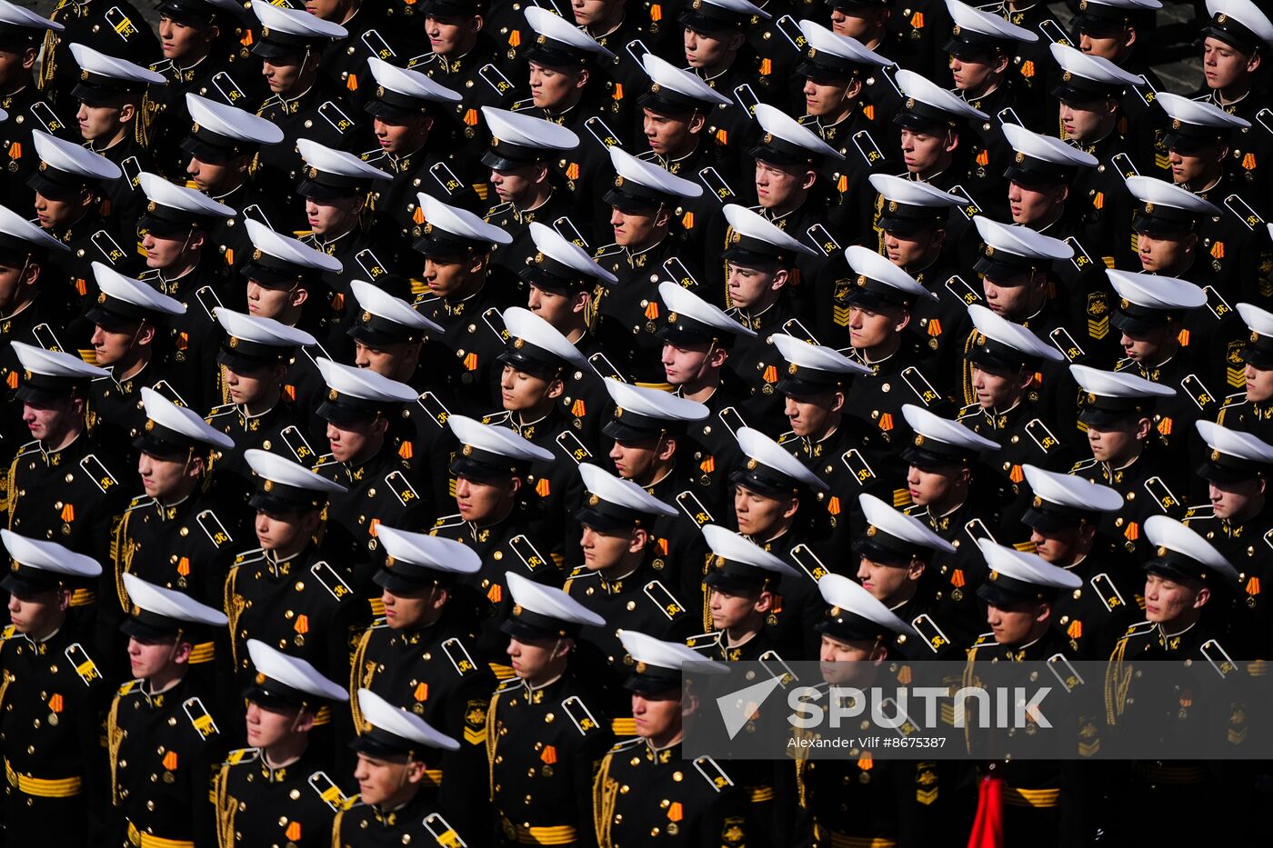 Russia WWII Victory Parade Rehearsal