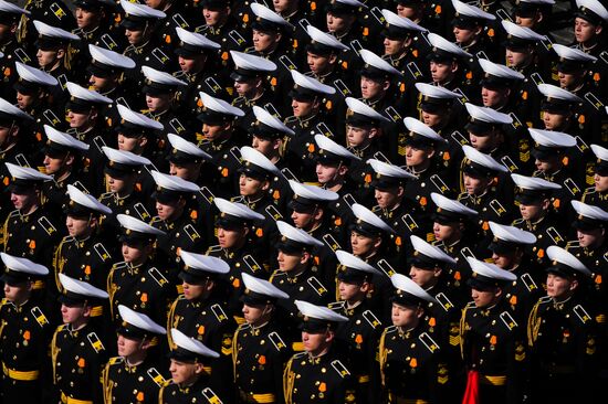 Russia WWII Victory Parade Rehearsal