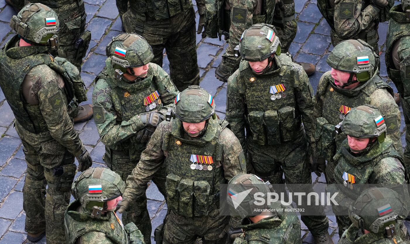 Russia WWII Victory Parade Rehearsal