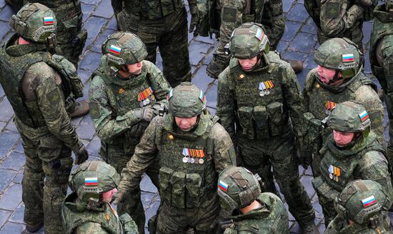 Russia WWII Victory Parade Rehearsal