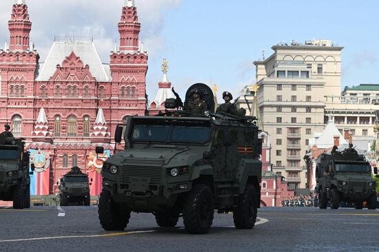 Russia WWII Victory Parade Rehearsal