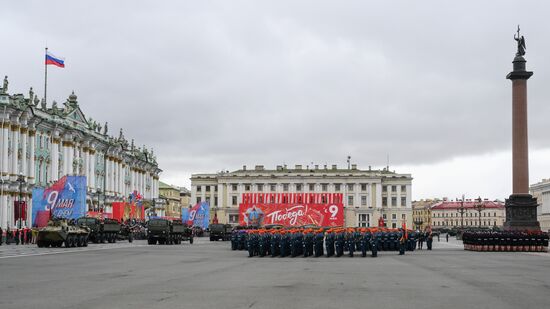 Russia Regions WWII Victory Parade Rehearsal