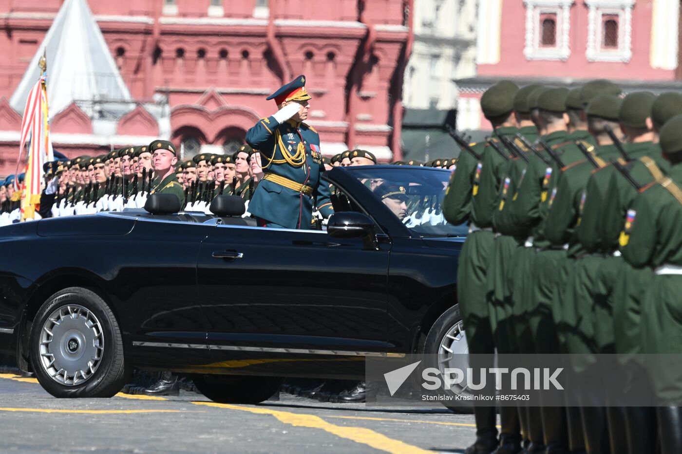 Russia WWII Victory Parade Rehearsal