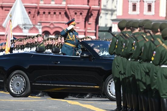 Russia WWII Victory Parade Rehearsal