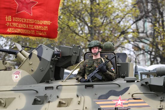 Russia Regions WWII Victory Parade Rehearsal