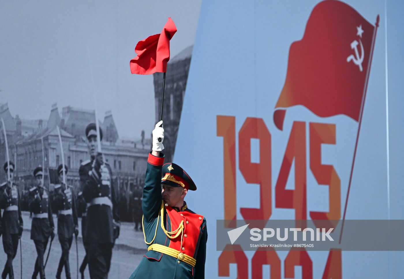 Russia WWII Victory Parade Rehearsal