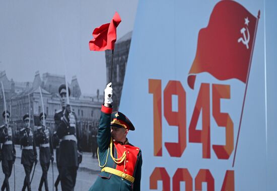 Russia WWII Victory Parade Rehearsal