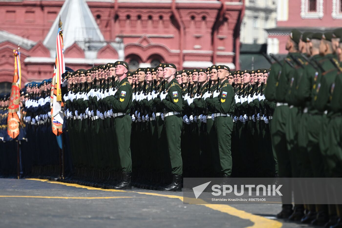 Russia WWII Victory Parade Rehearsal