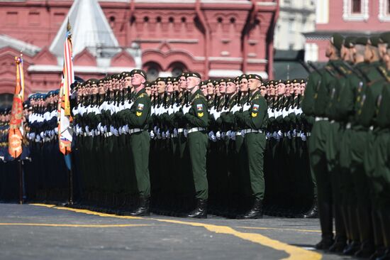 Russia WWII Victory Parade Rehearsal