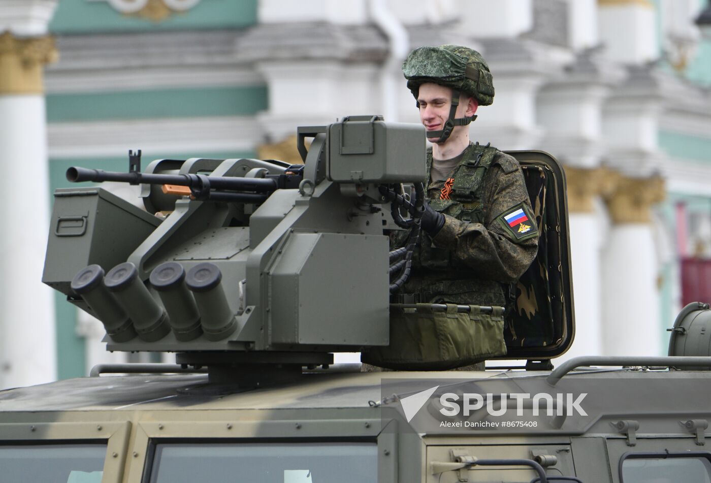 Russia Regions WWII Victory Parade Rehearsal