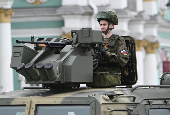 Russia Regions WWII Victory Parade Rehearsal