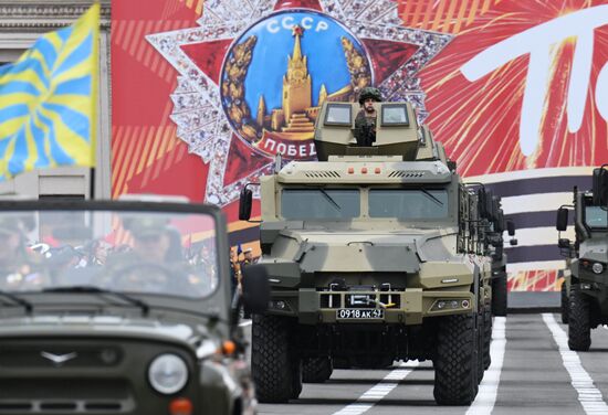 Russia Regions WWII Victory Parade Rehearsal
