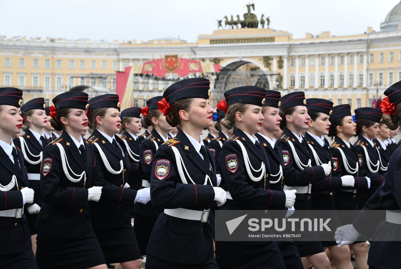 Russia Regions WWII Victory Parade Rehearsal