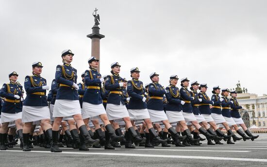 Russia Regions WWII Victory Parade Rehearsal