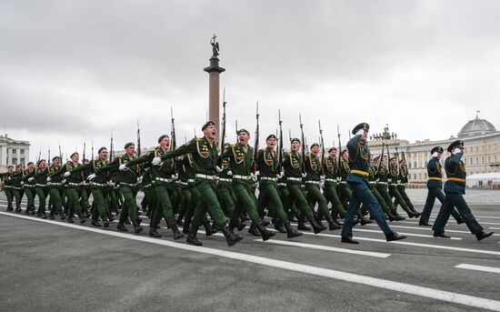 Russia Regions WWII Victory Parade Rehearsal