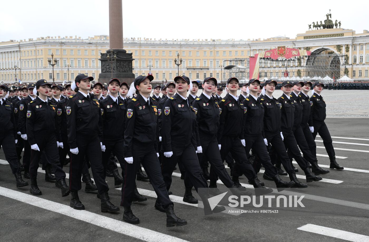 Russia Regions WWII Victory Parade Rehearsal