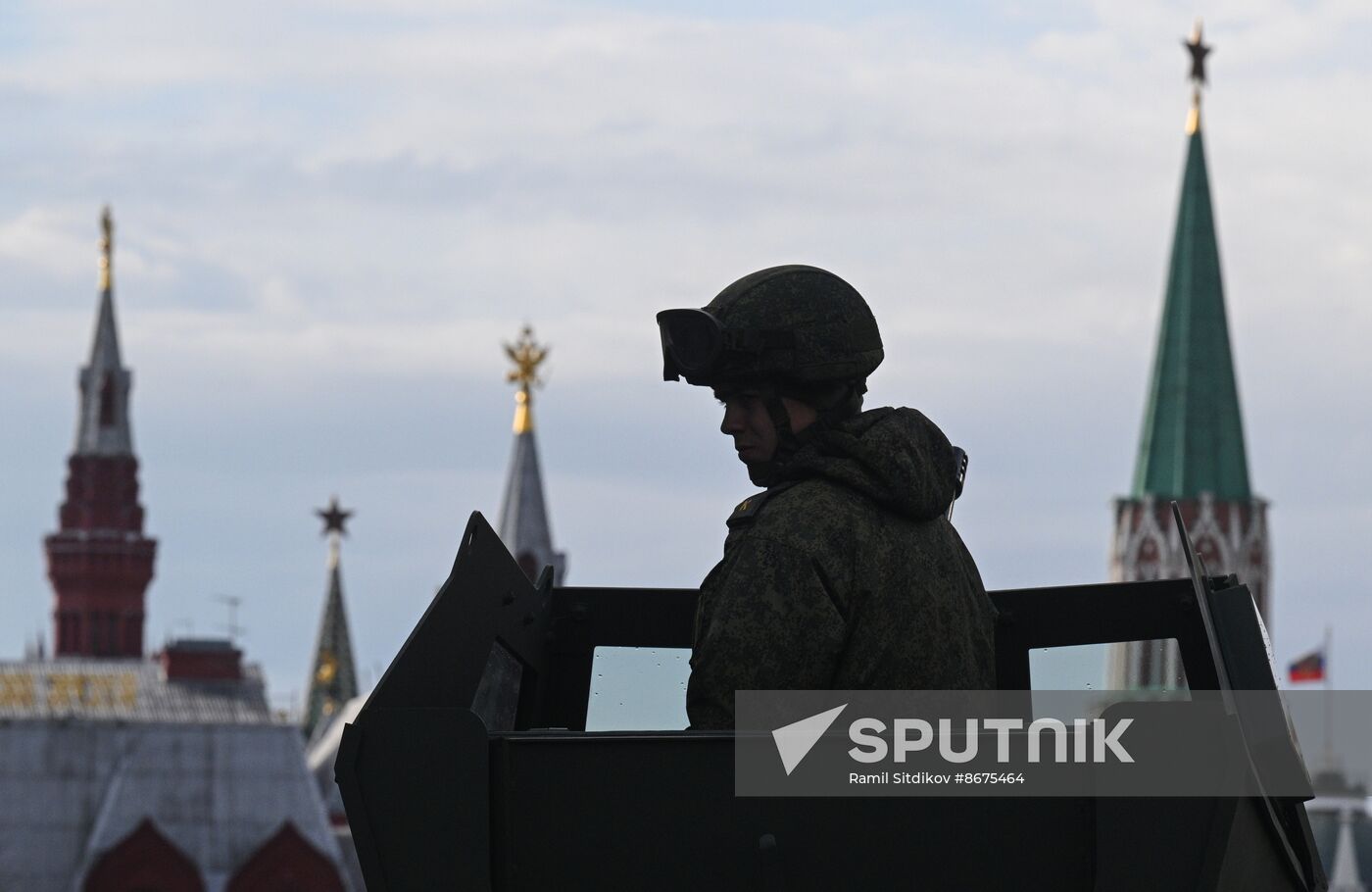 Russia WWII Victory Parade Rehearsal