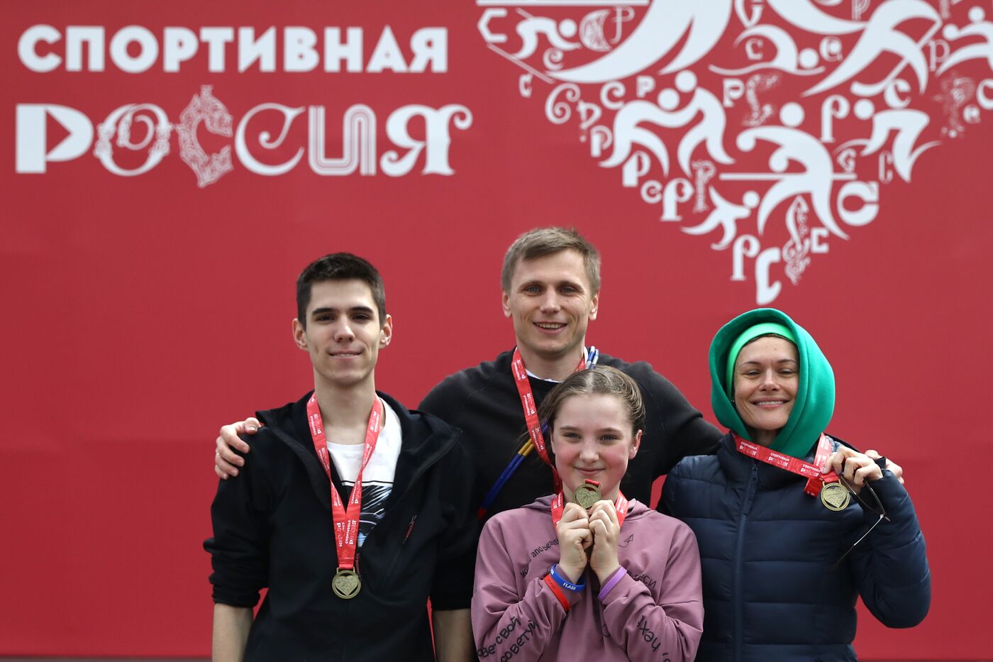 RUSSIA EXPO. Exercise with Yury Danilchenko, winner of the Russian Rope Skipping Cup, at the Sport Russia area