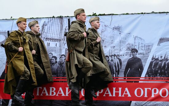 Russia Regions WWII Victory Parade Rehearsal
